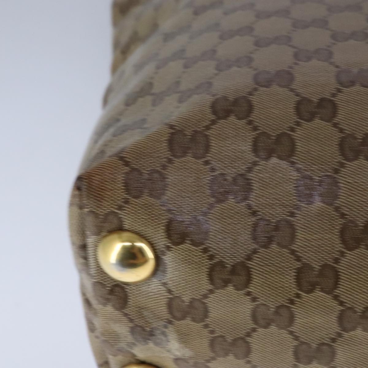 Gucci Gg Canvas Beige Canvas Tote Bag