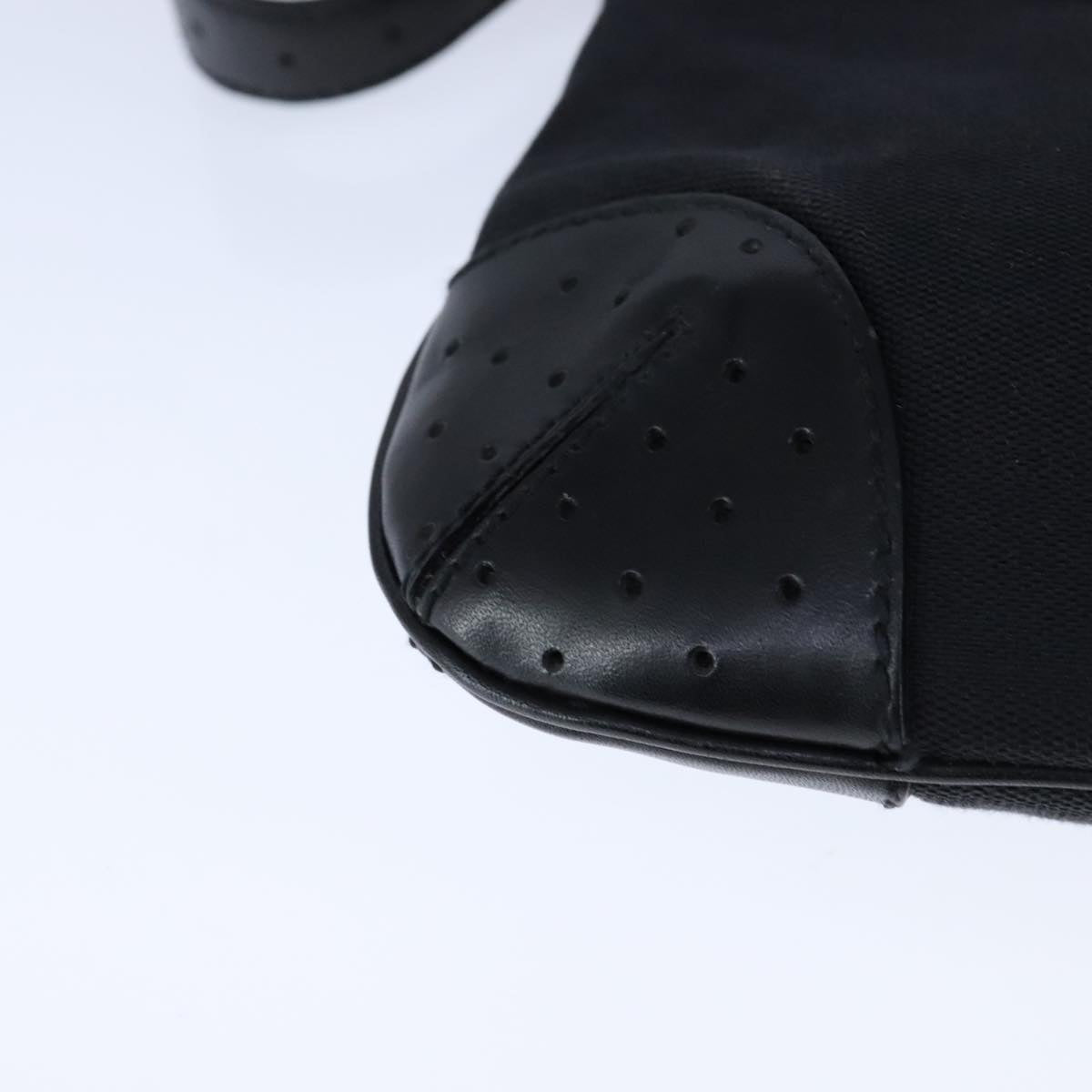 Gucci Interlocking G Black Canvas Shoulder Bag