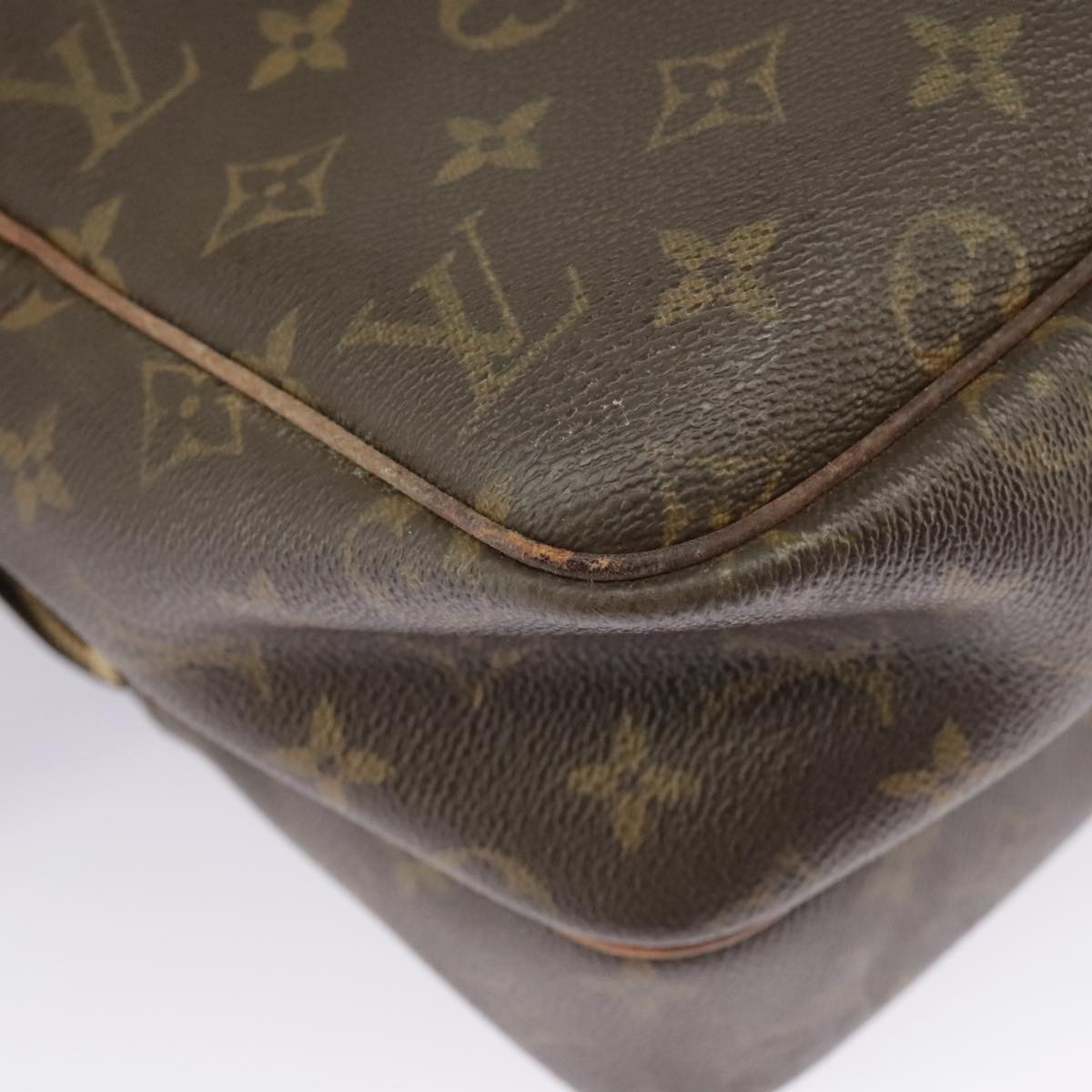 Louis Vuitton Reporter Brown Canvas Shoulder Bag