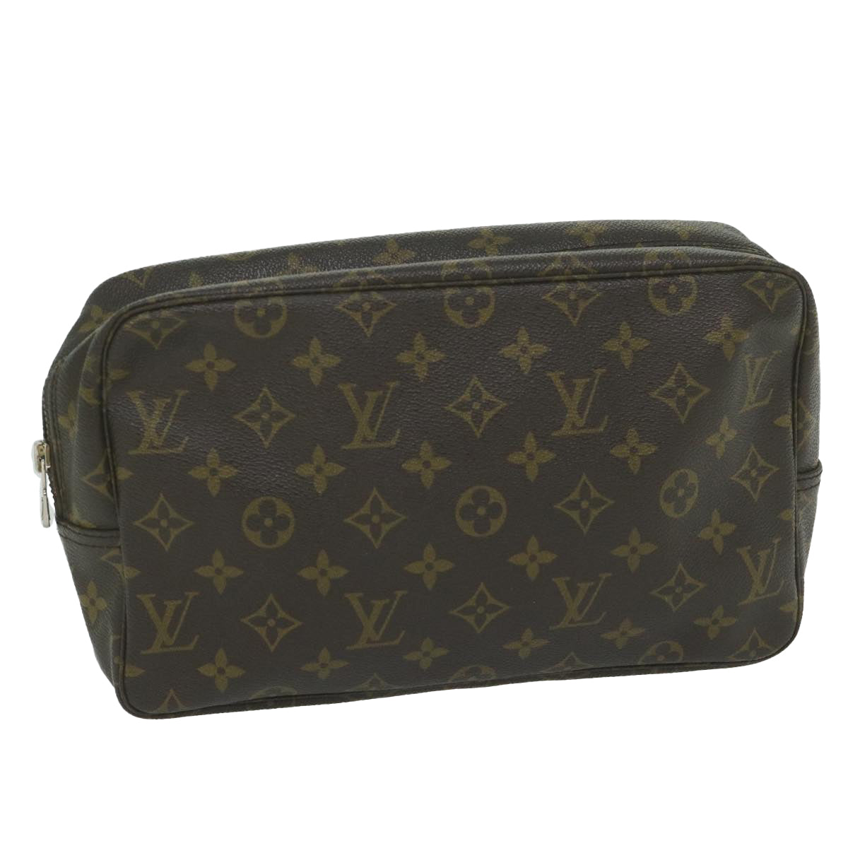Louis Vuitton Trousse De Toilette Brown Canvas Clutch Bag