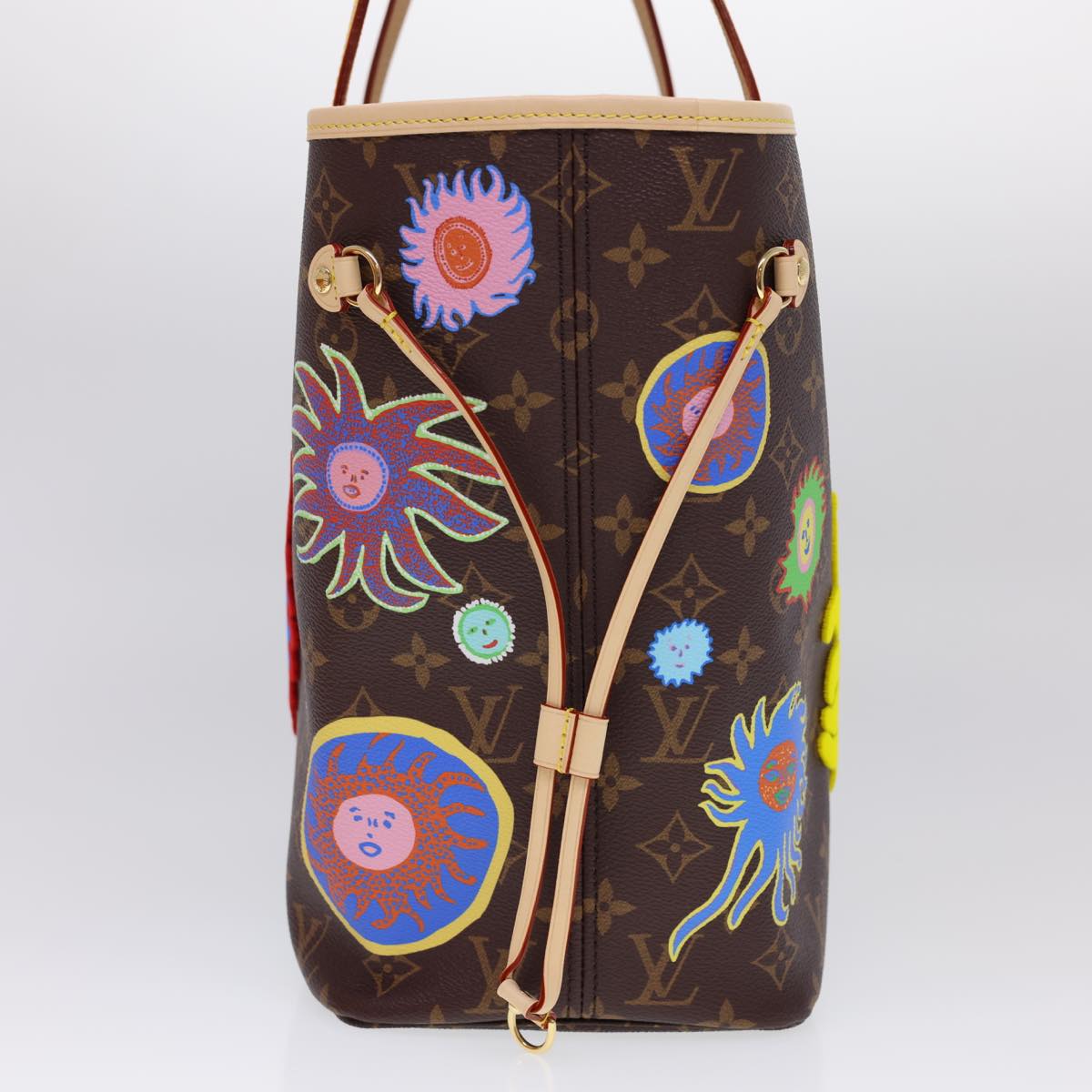 Louis Vuitton Neverfull Gm Brown Canvas Tote Bag