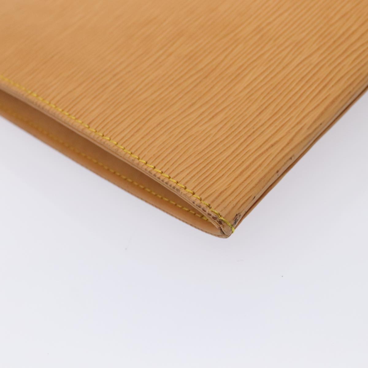 Louis Vuitton Jena Beige Leather Clutch Bag