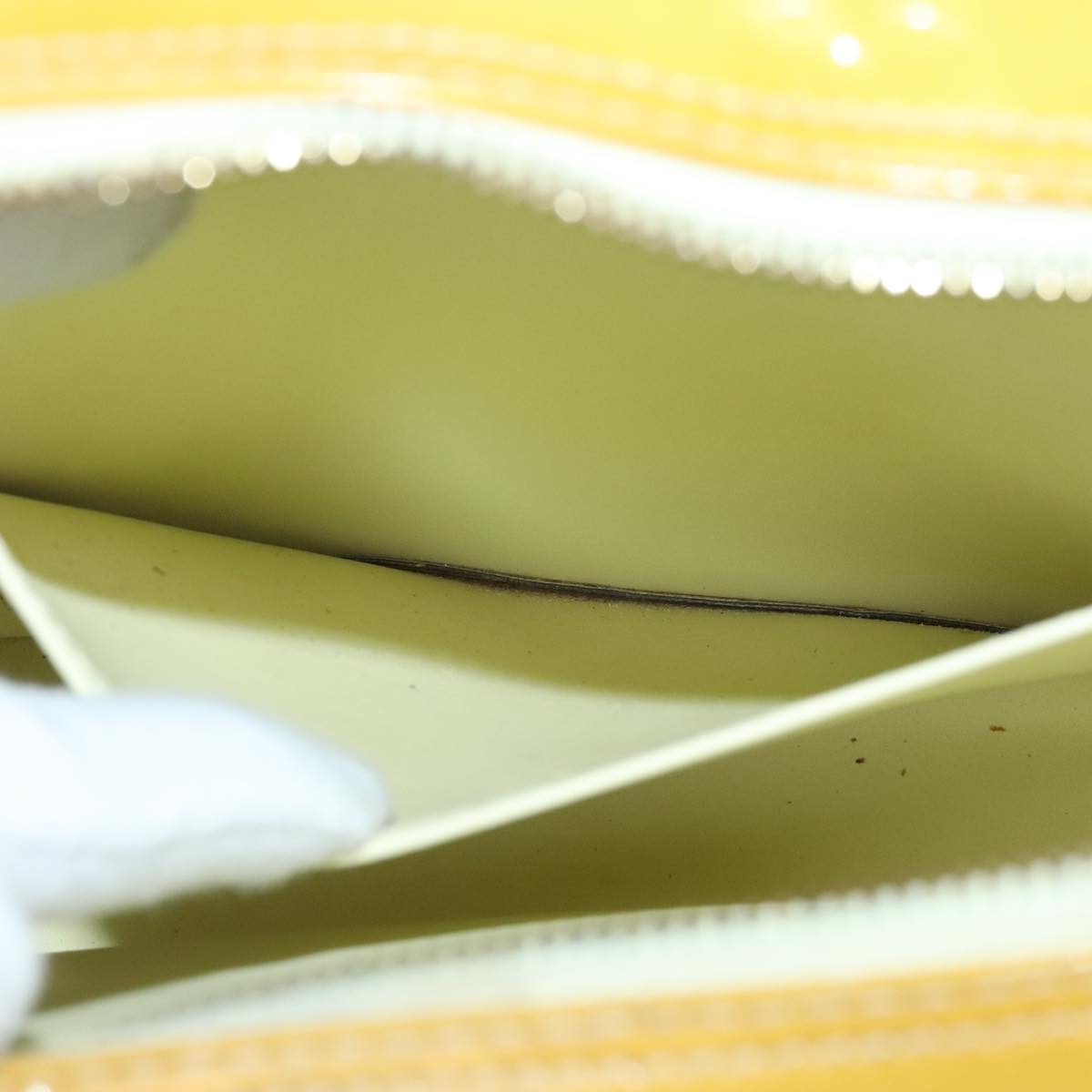 Louis Vuitton Murray Yellow Patent Leather Backpack Bag
