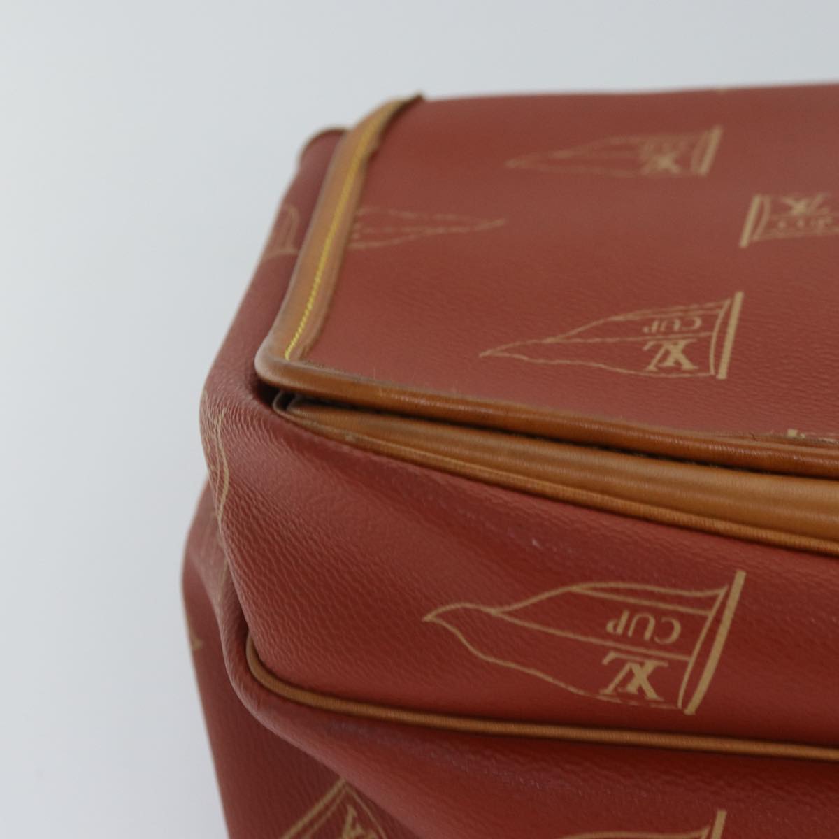 Louis Vuitton America's Cup Red Canvas Shoulder Bag