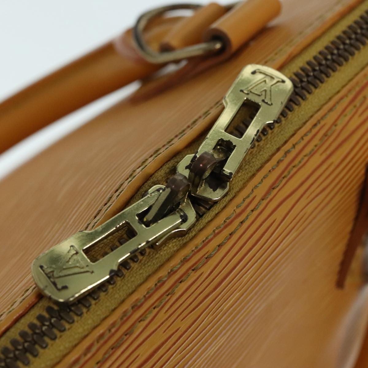 Louis Vuitton Yellow Leather Handbag