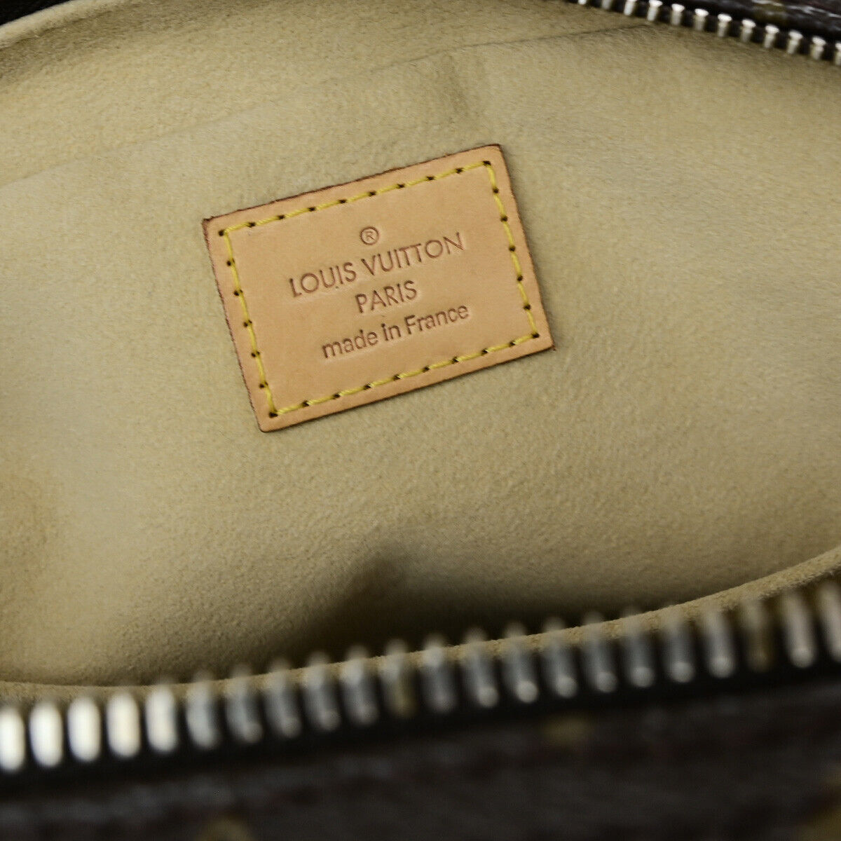 Louis Vuitton Manhattan Pm Brown Canvas Handbag