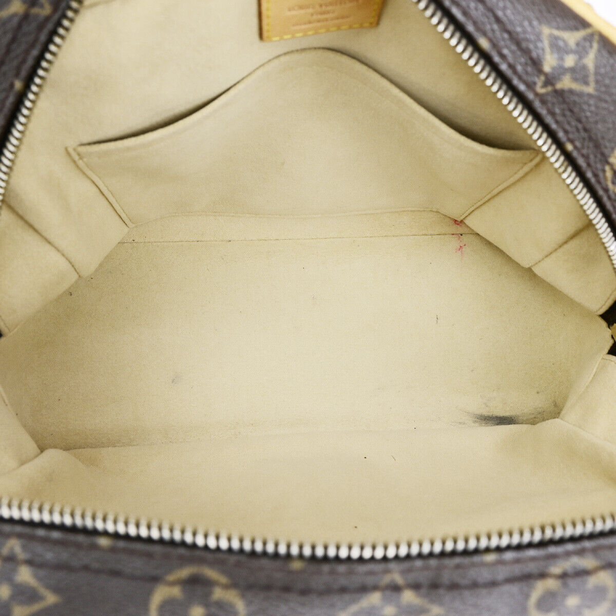 Louis Vuitton Manhattan Pm Brown Canvas Handbag