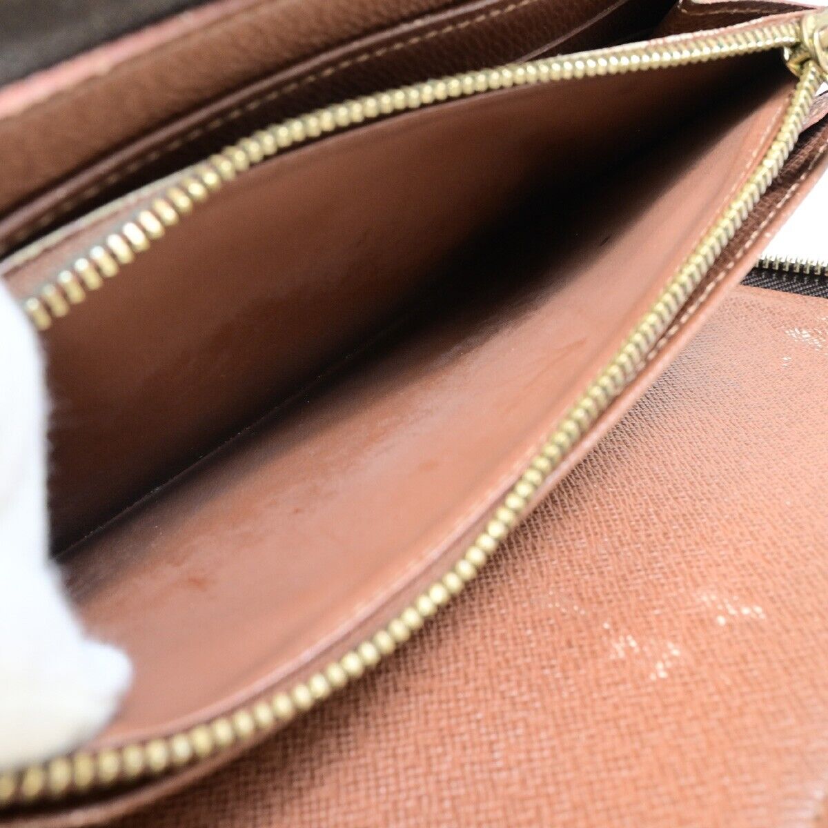 Louis Vuitton Zippy Organizer Brown Calfskin Wallet