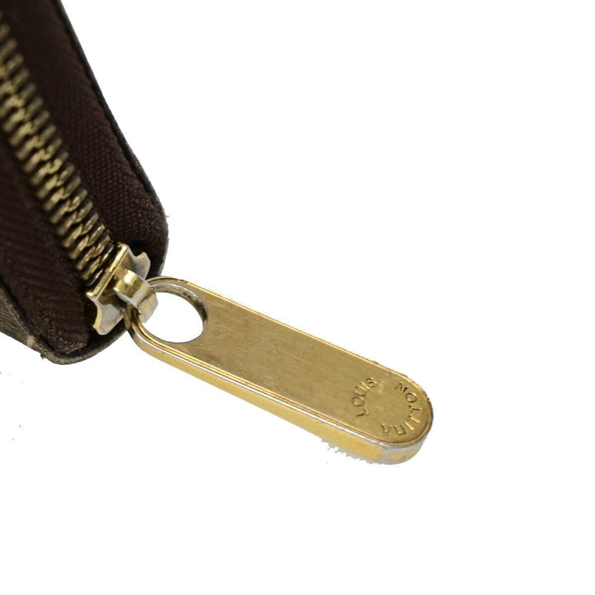 Louis Vuitton Zippy Organizer Brown Calfskin Wallet