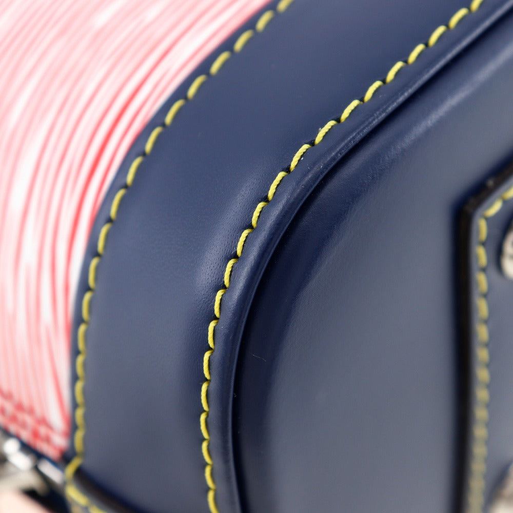 Louis Vuitton Alma Bb Red Leather Handbag