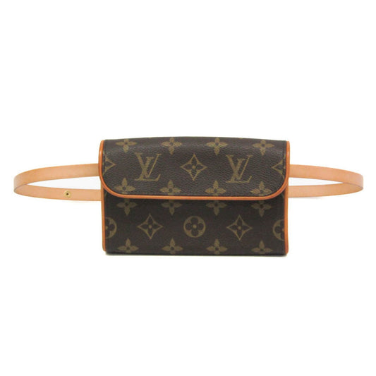 Louis Vuitton Pochette Florentine Brown Canvas Clutch Bag ()