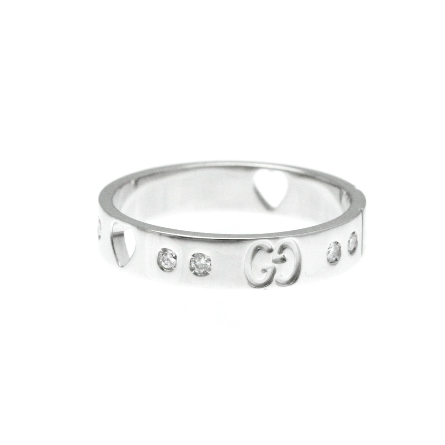 Gucci Icon Silver White Gold Ring Jewelry