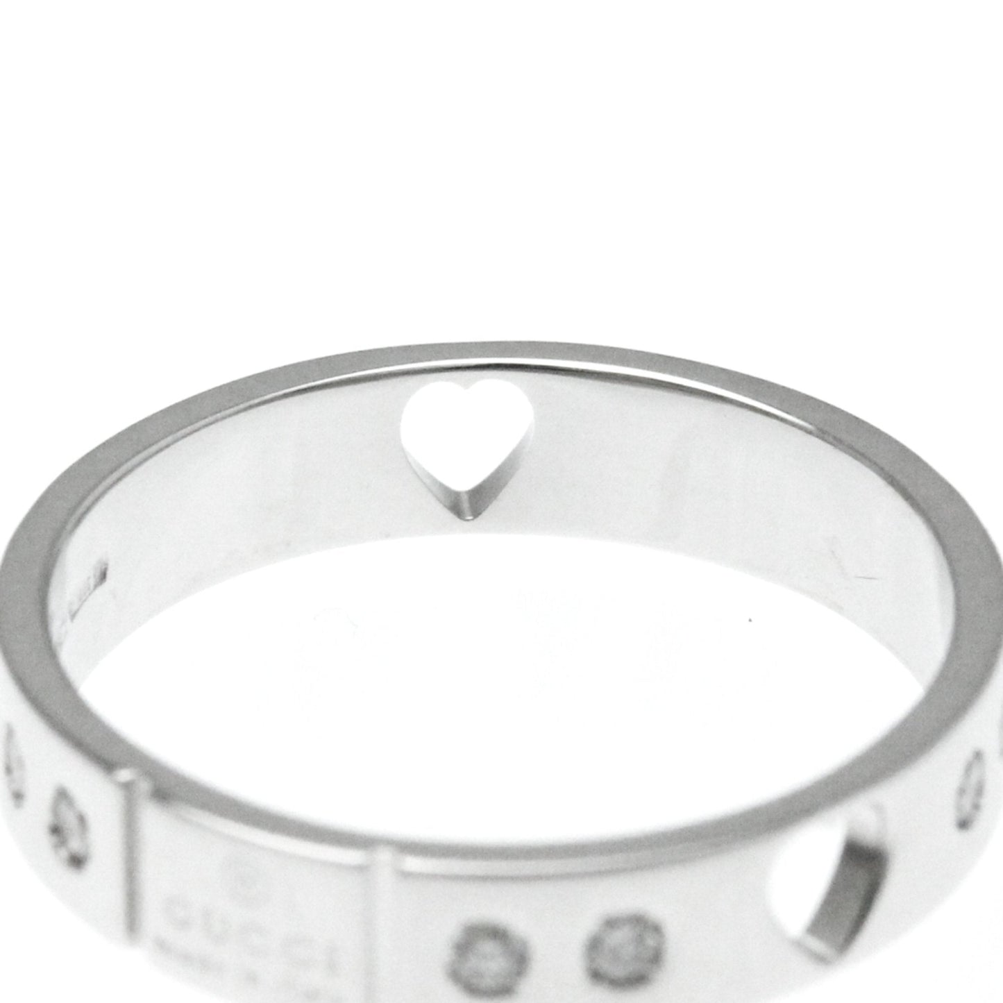 Gucci Icon Silver White Gold Ring Jewelry