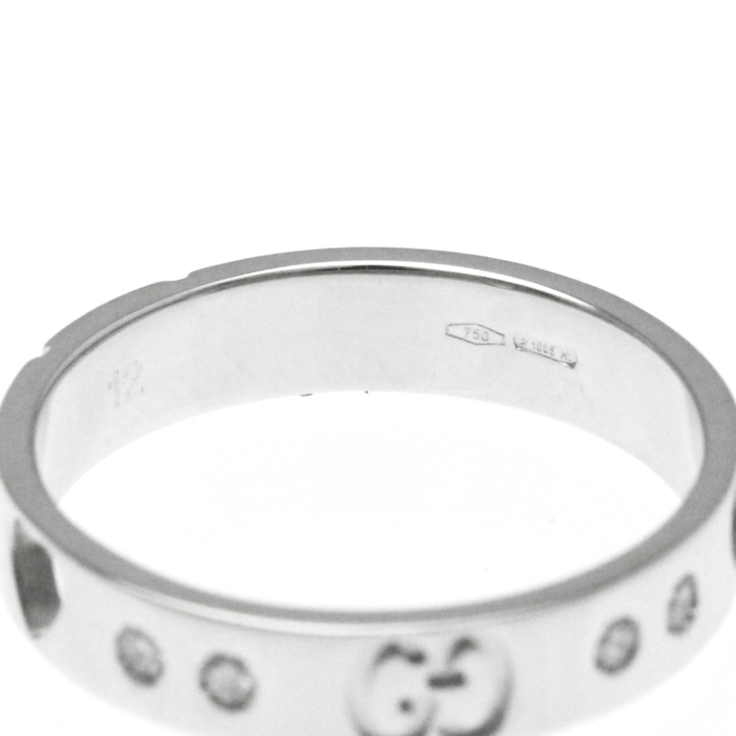 Gucci Icon Silver White Gold Ring Jewelry