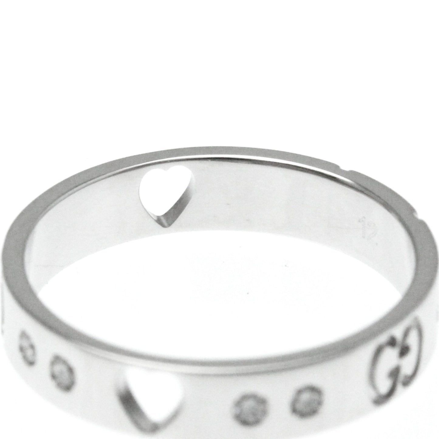 Gucci Icon Silver White Gold Ring Jewelry