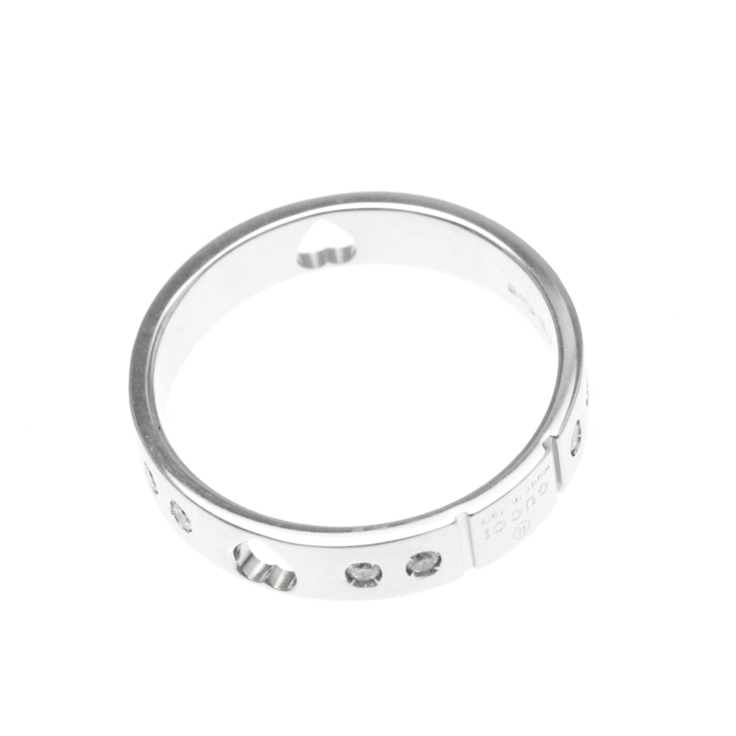 Gucci Icon Silver White Gold Ring Jewelry