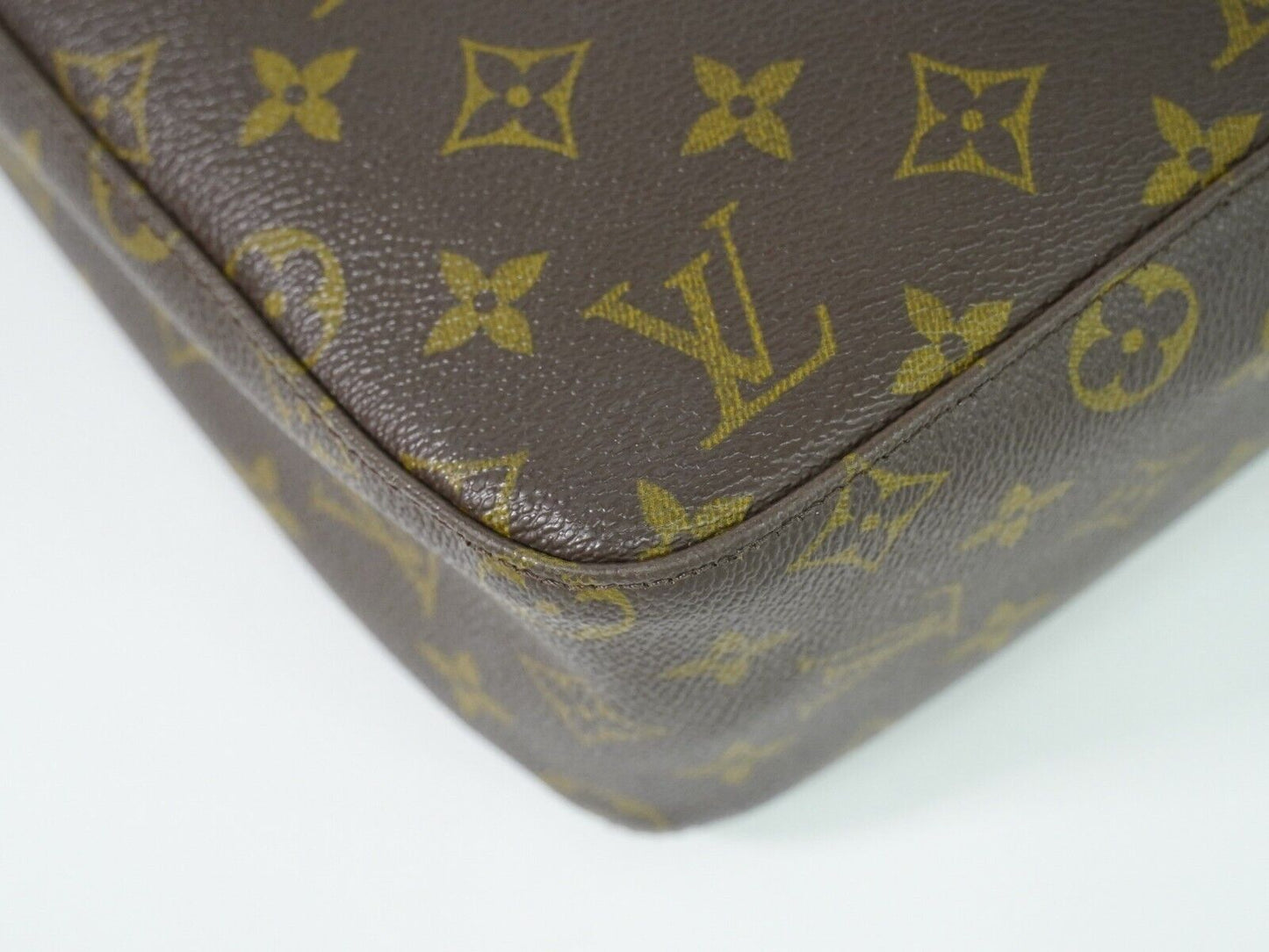 Louis Vuitton Looping Mm Brown Gold Plated Handbag
