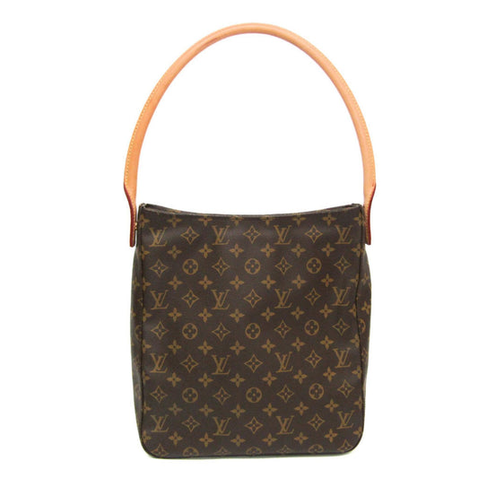 Louis Vuitton Looping Brown Canvas Shoulder Bag ()