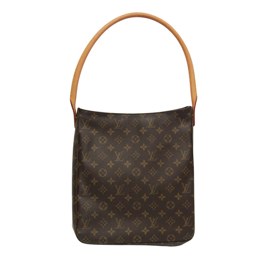 Louis Vuitton Looping Brown Canvas Shoulder Bag ()