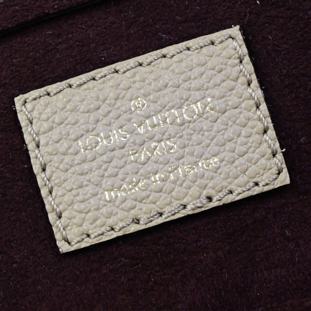 Louis Vuitton Neo Alma Ecru Gold Plated Handbag