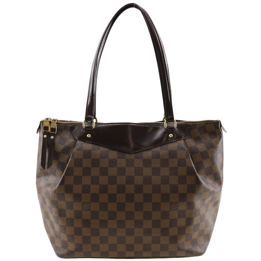 Louis Vuitton Westminster Brown Canvas Shoulder Bag ()