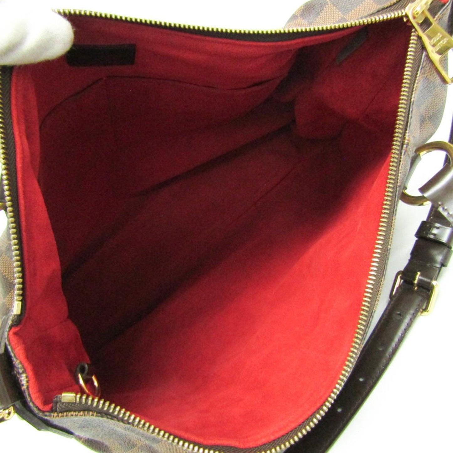 Louis Vuitton Evora Brown Canvas Shoulder Bag