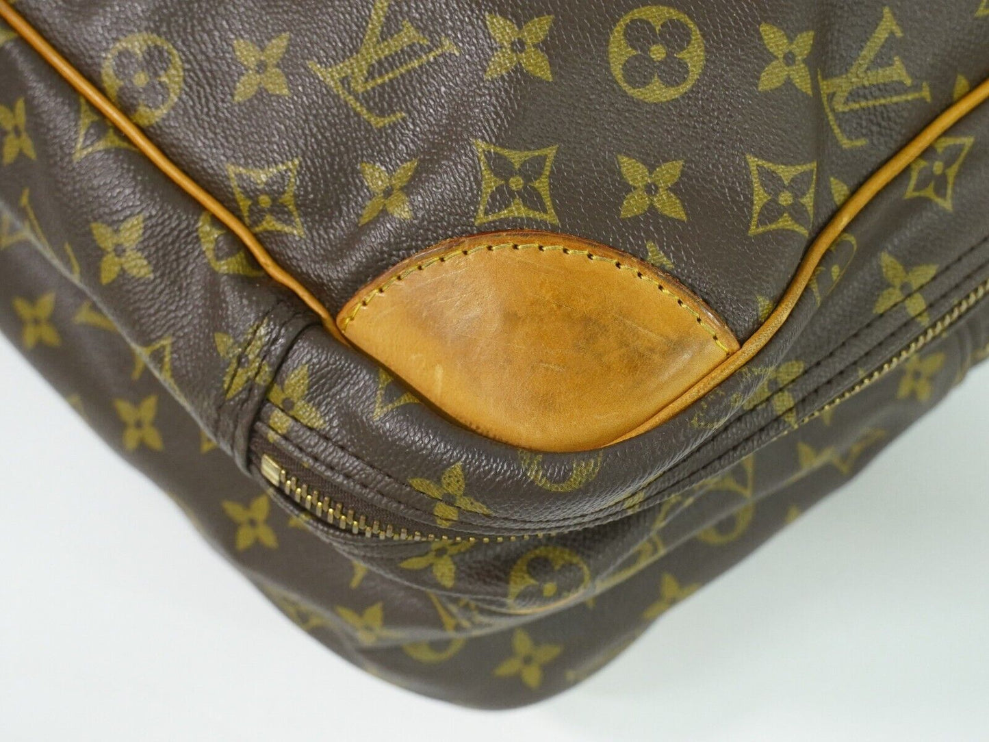 Louis Vuitton Sirius Brown Canvas Travel Bag