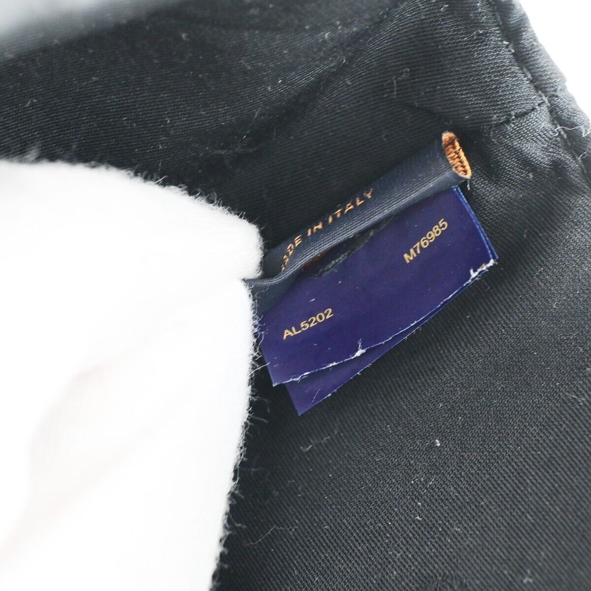 Louis Vuitton Black Leather Hat