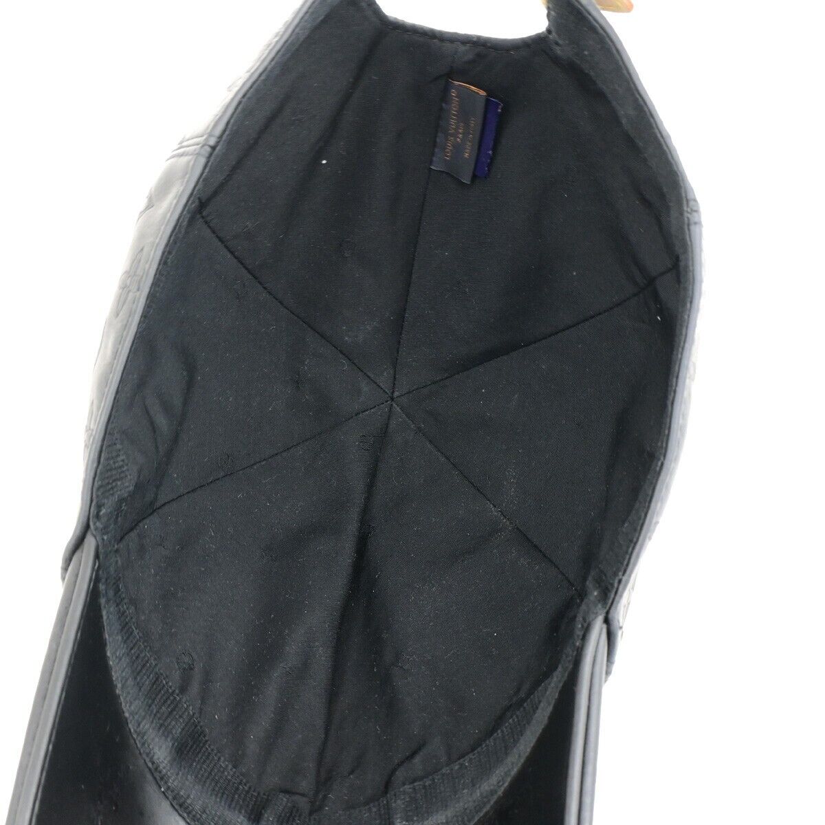 Louis Vuitton Black Leather Hat