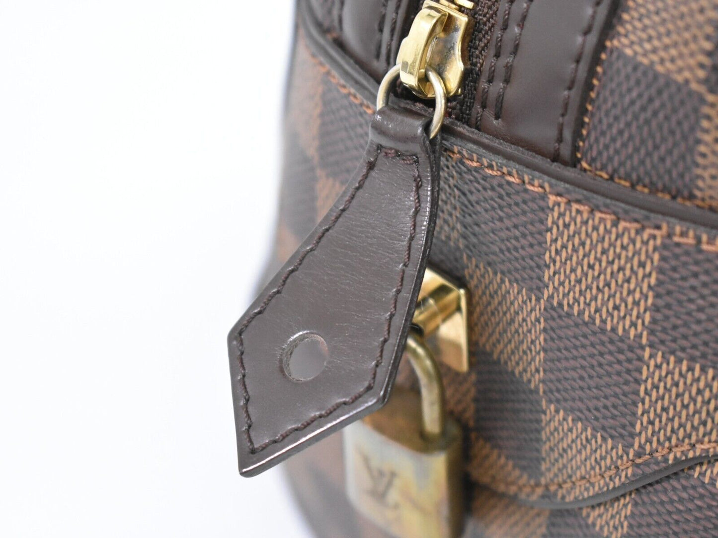 Louis Vuitton Duomo Brown Canvas Handbag
