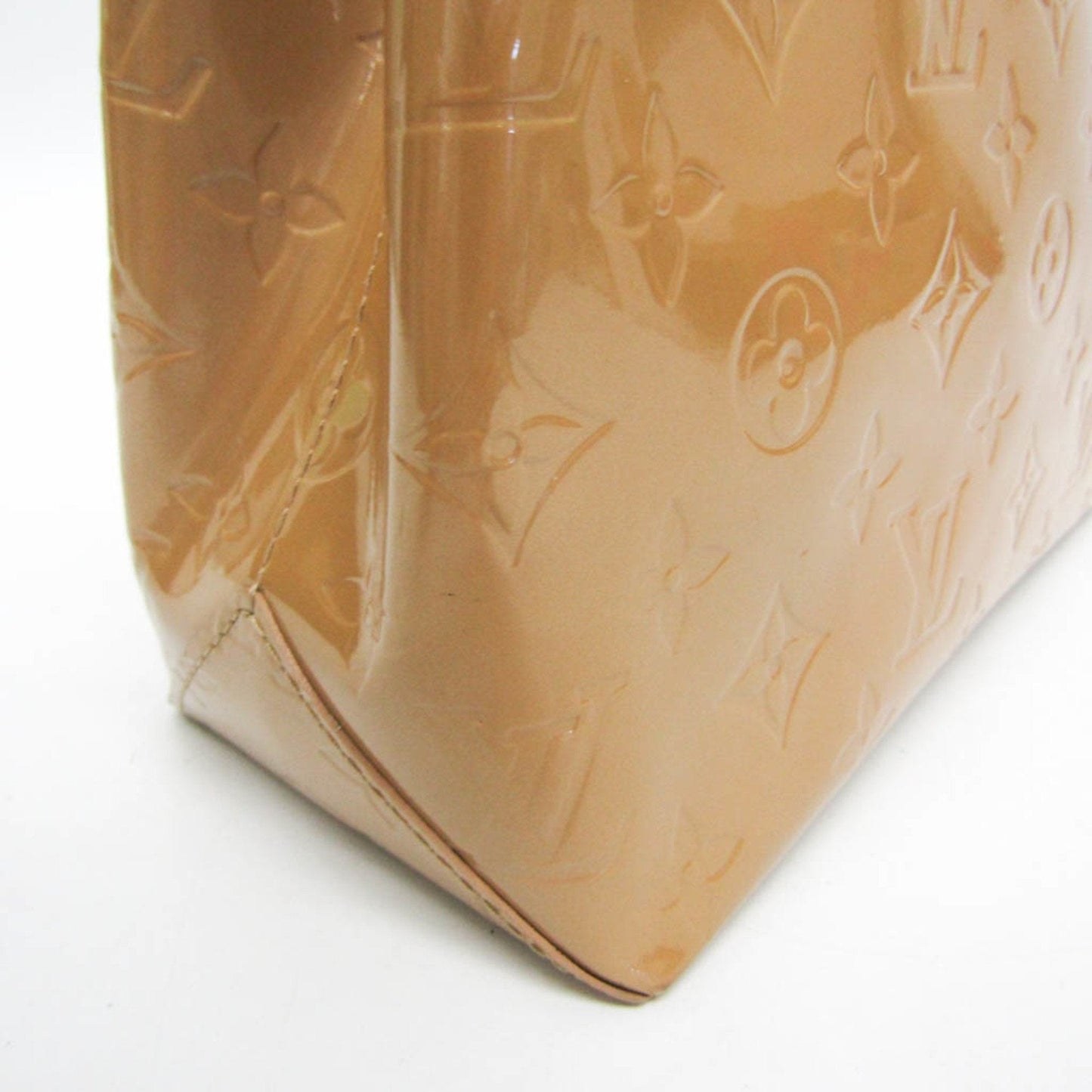 Louis Vuitton Reade Beige Patent Leather Handbag
