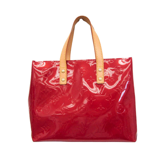 Louis Vuitton Reade Red Patent Leather Handbag ()
