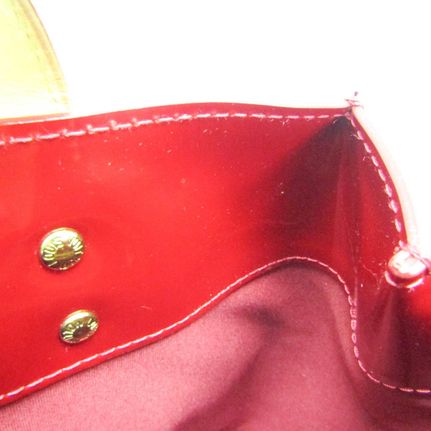 Louis Vuitton Reade Red Patent Leather Handbag