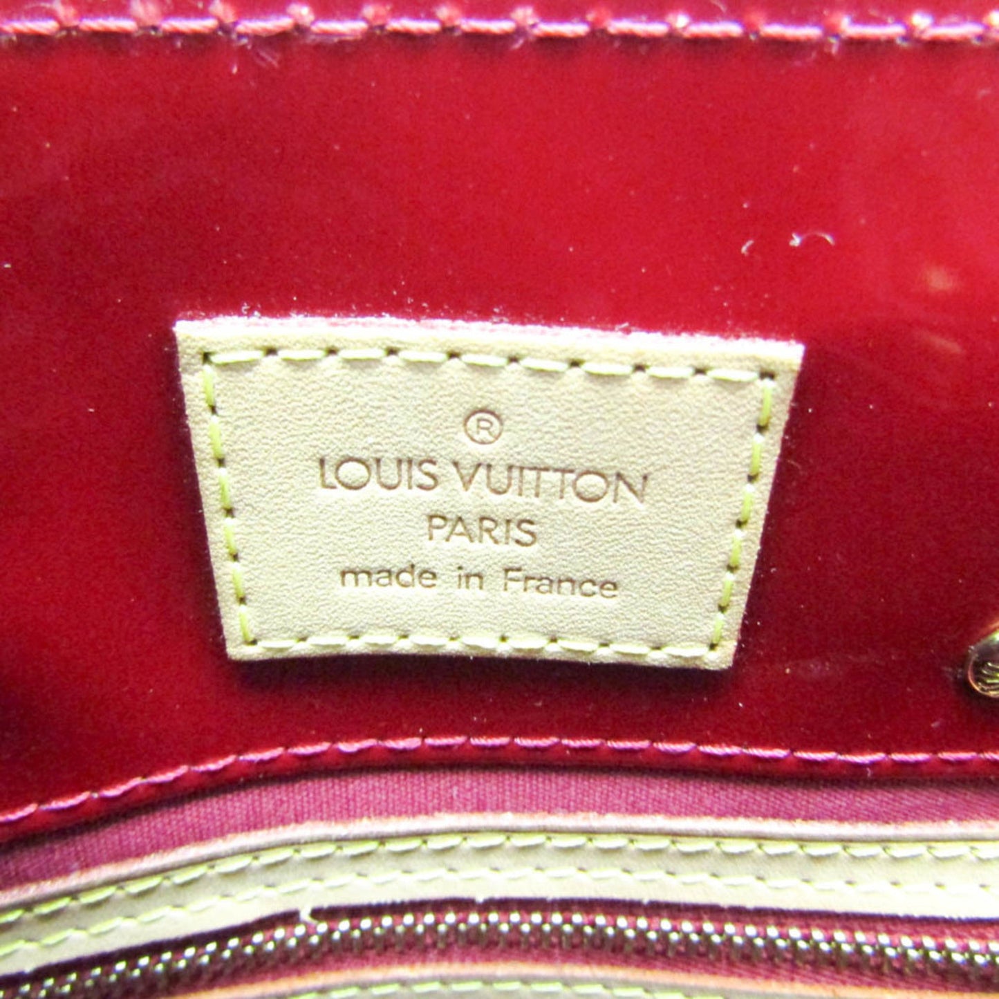 Louis Vuitton Reade Red Patent Leather Handbag
