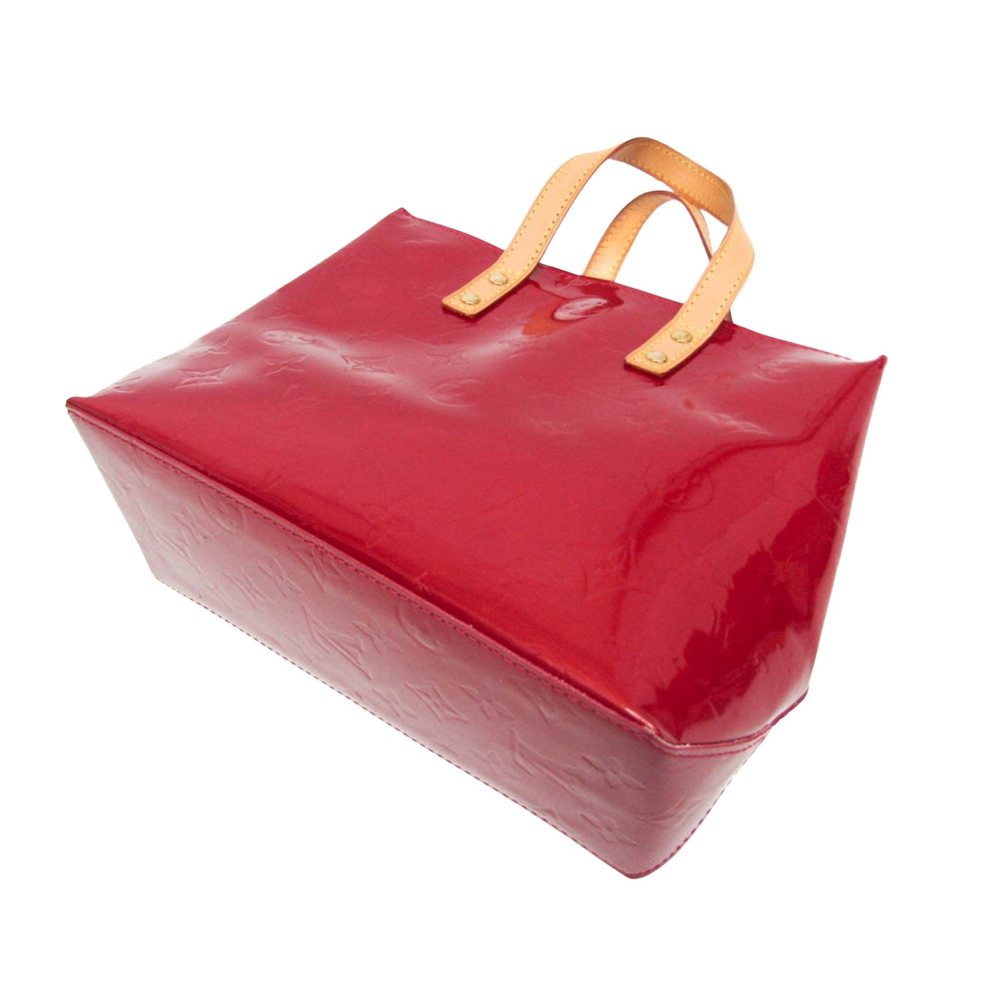 Louis Vuitton Reade Red Patent Leather Handbag