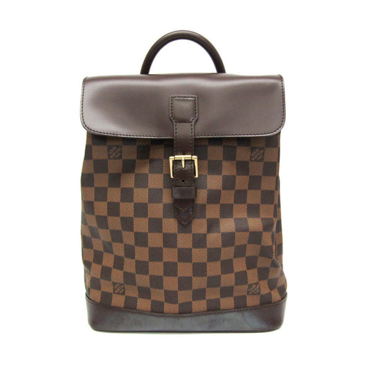 Louis Vuitton Soho Brown Canvas Backpack Bag ()