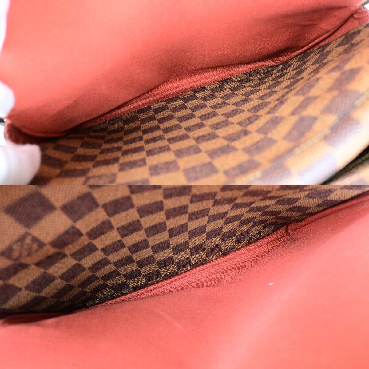 Louis Vuitton Naviglio Brown Canvas Backpack Bag