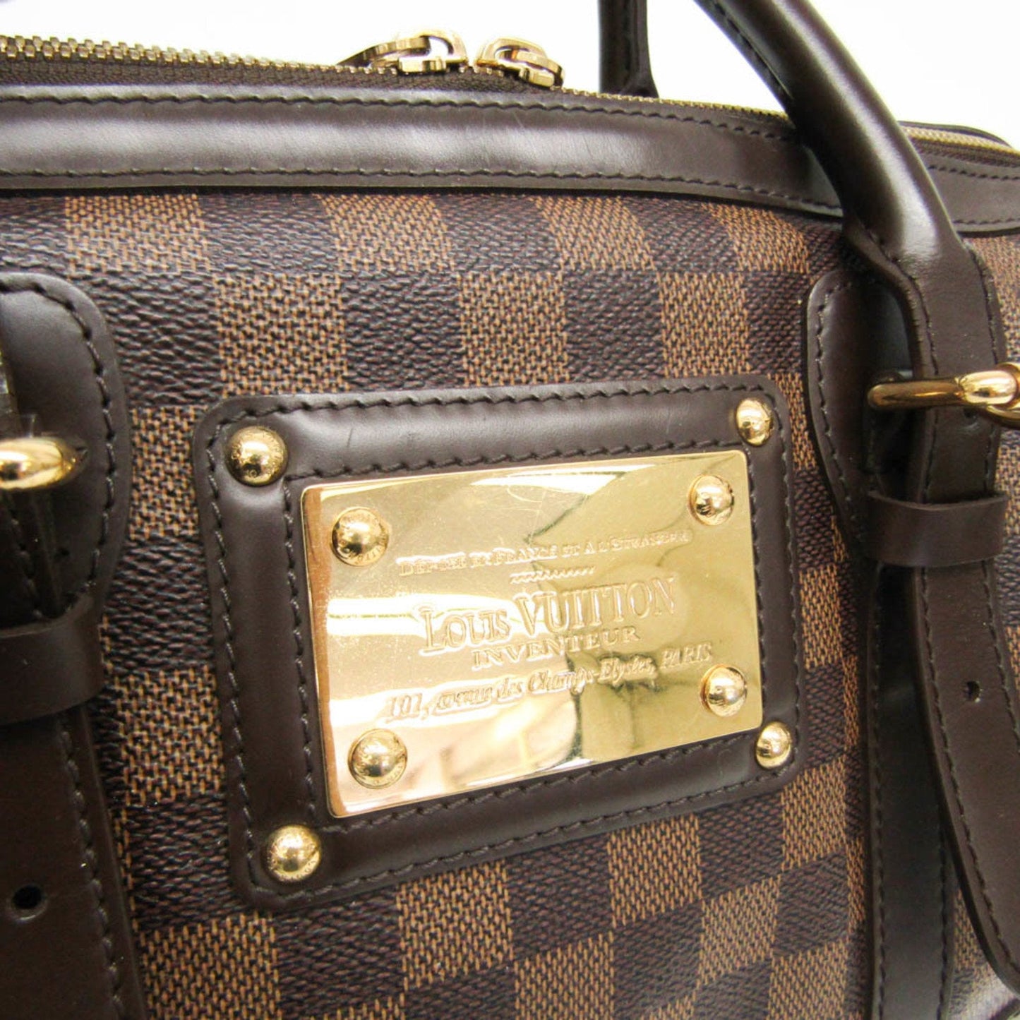 Louis Vuitton Berkeley Brown Canvas Handbag