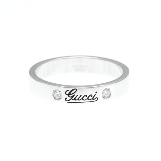 Gucci Silver White Gold Ring Jewelry ()
