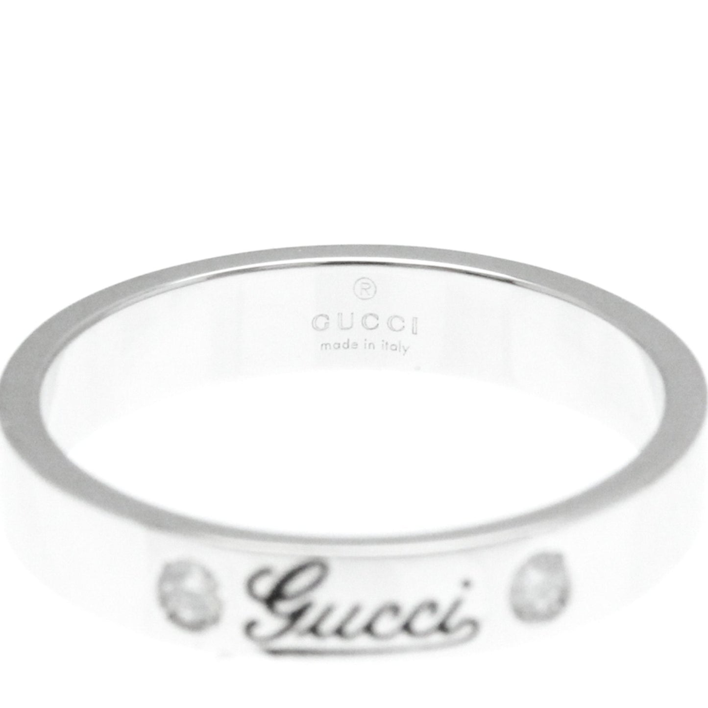 Gucci Silver White Gold Ring Jewelry