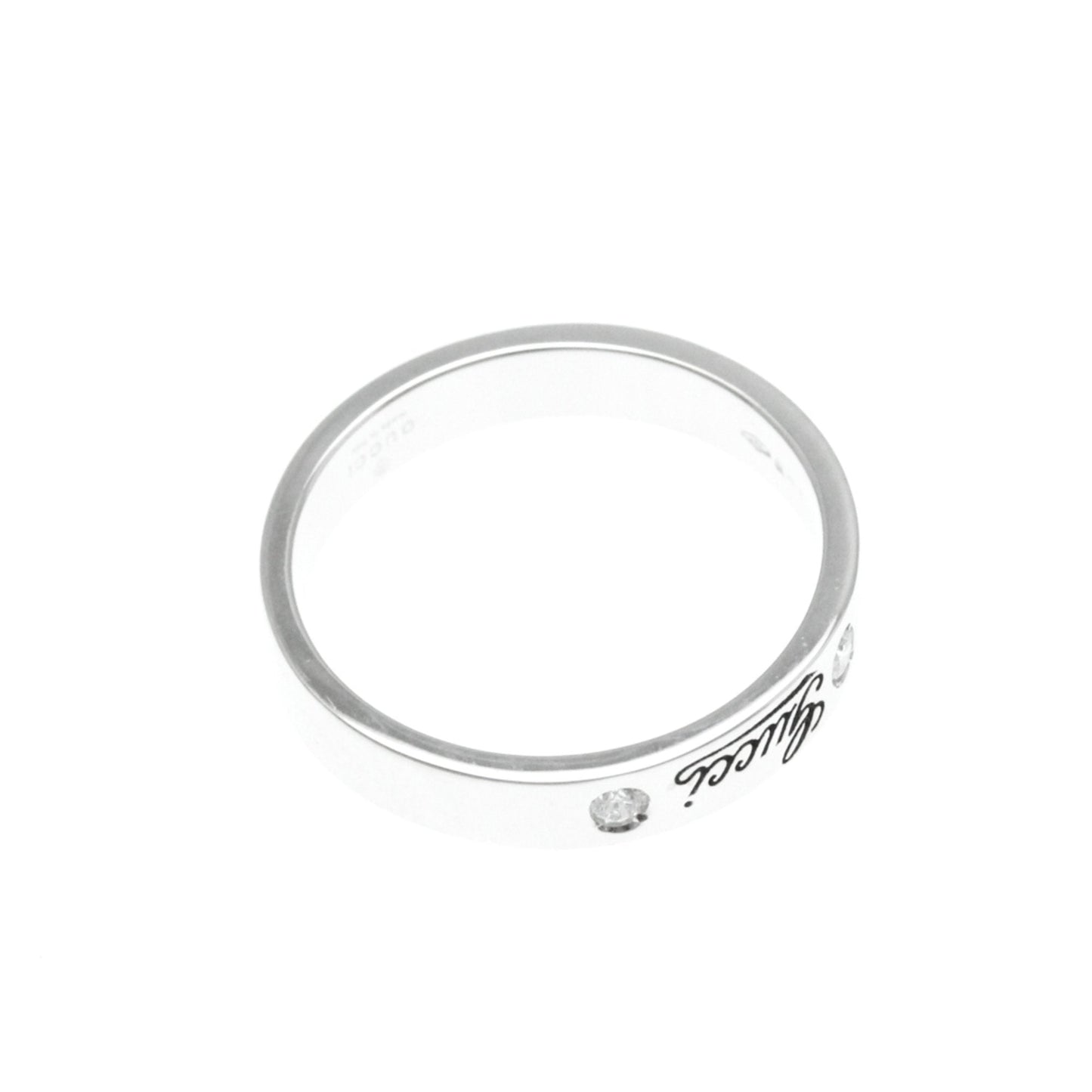 Gucci Silver White Gold Ring Jewelry