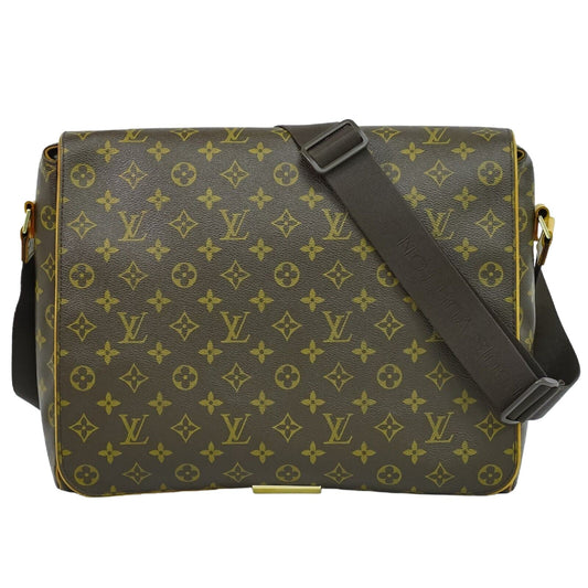 Louis Vuitton Abbesses Brown Canvas Shoulder Bag ()