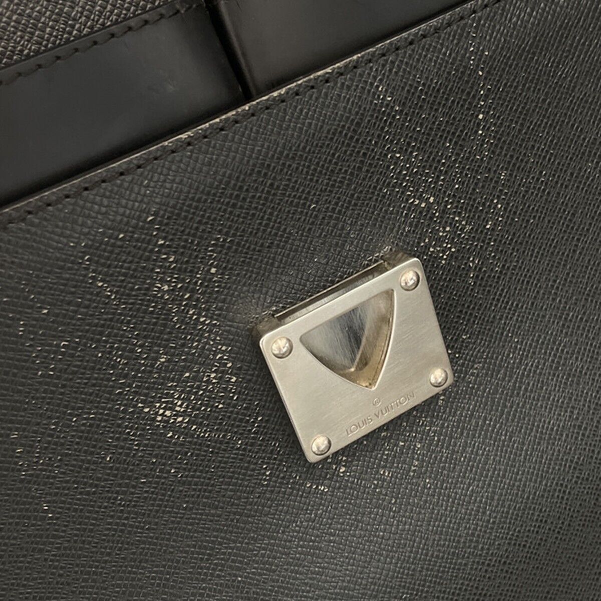Louis Vuitton Robusto Black Leather Briefcase Bag