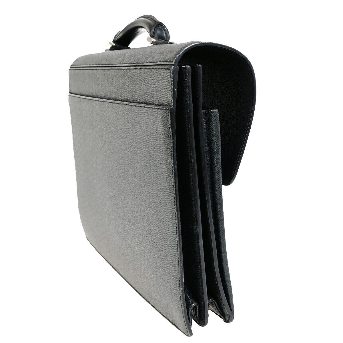 Louis Vuitton Robusto Black Leather Briefcase Bag