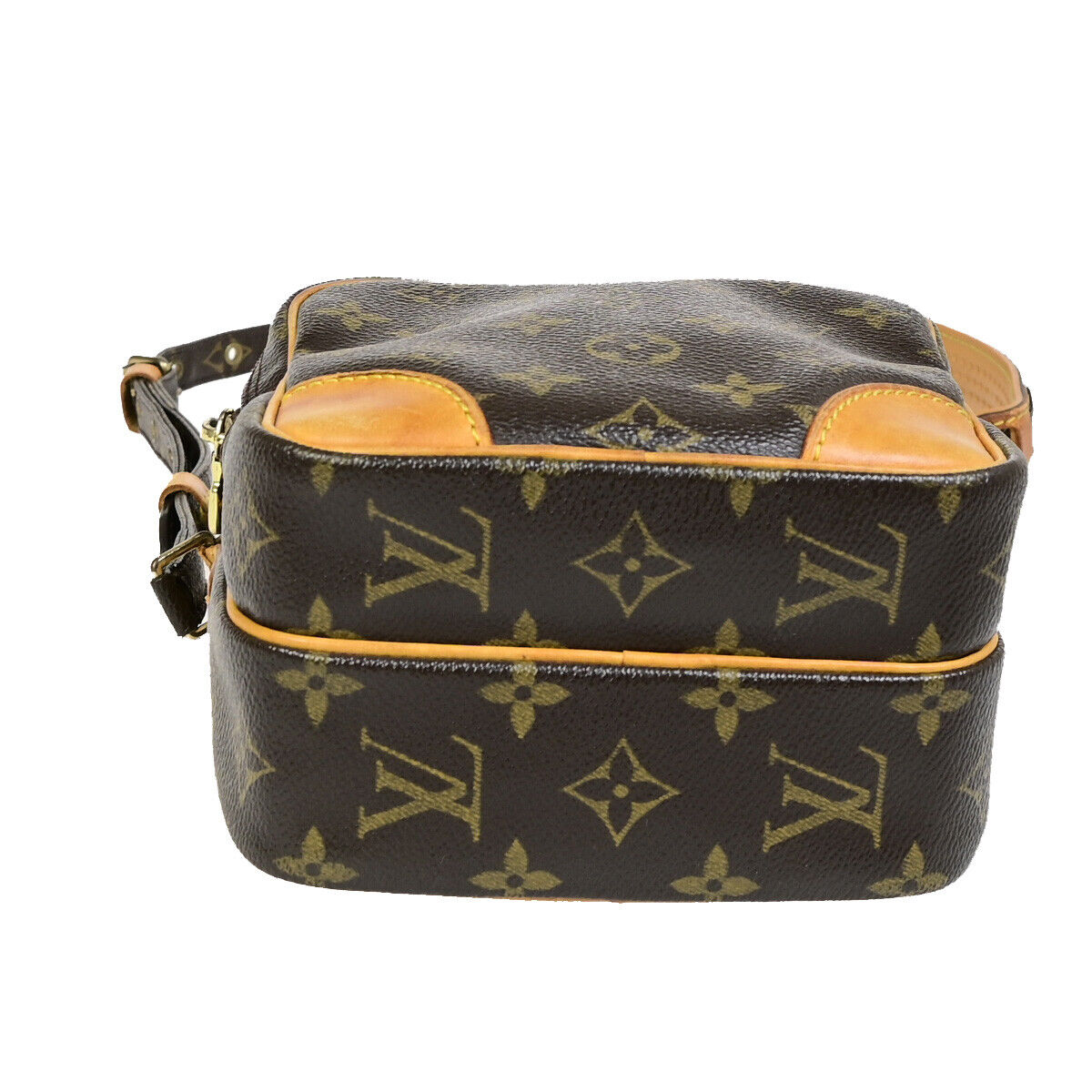 Louis Vuitton Amazon Brown Gold Plated Handbag