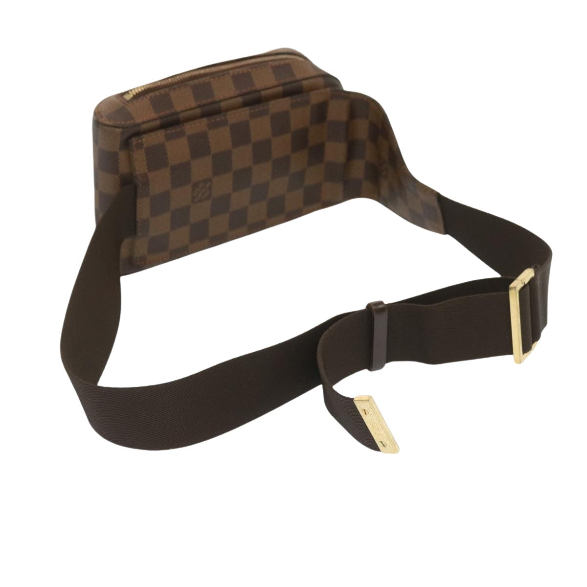 Louis Vuitton Geronimos Brown Canvas Shoulder Bag