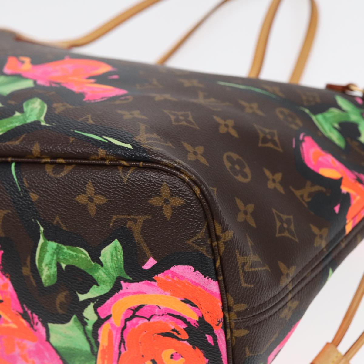 Louis Vuitton Neverfull Brown Canvas Tote Bag