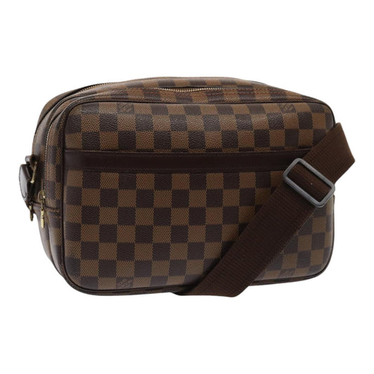 Louis Vuitton Reporter Brown Canvas Shoulder Bag