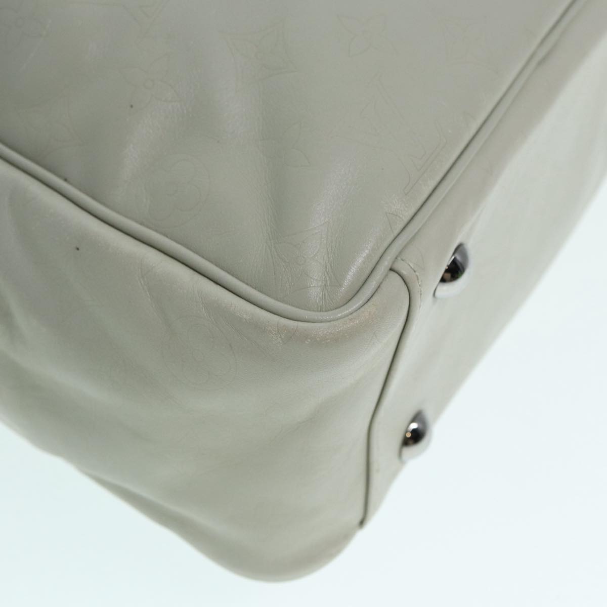 Louis Vuitton Clarckson White Leather Shoulder Bag