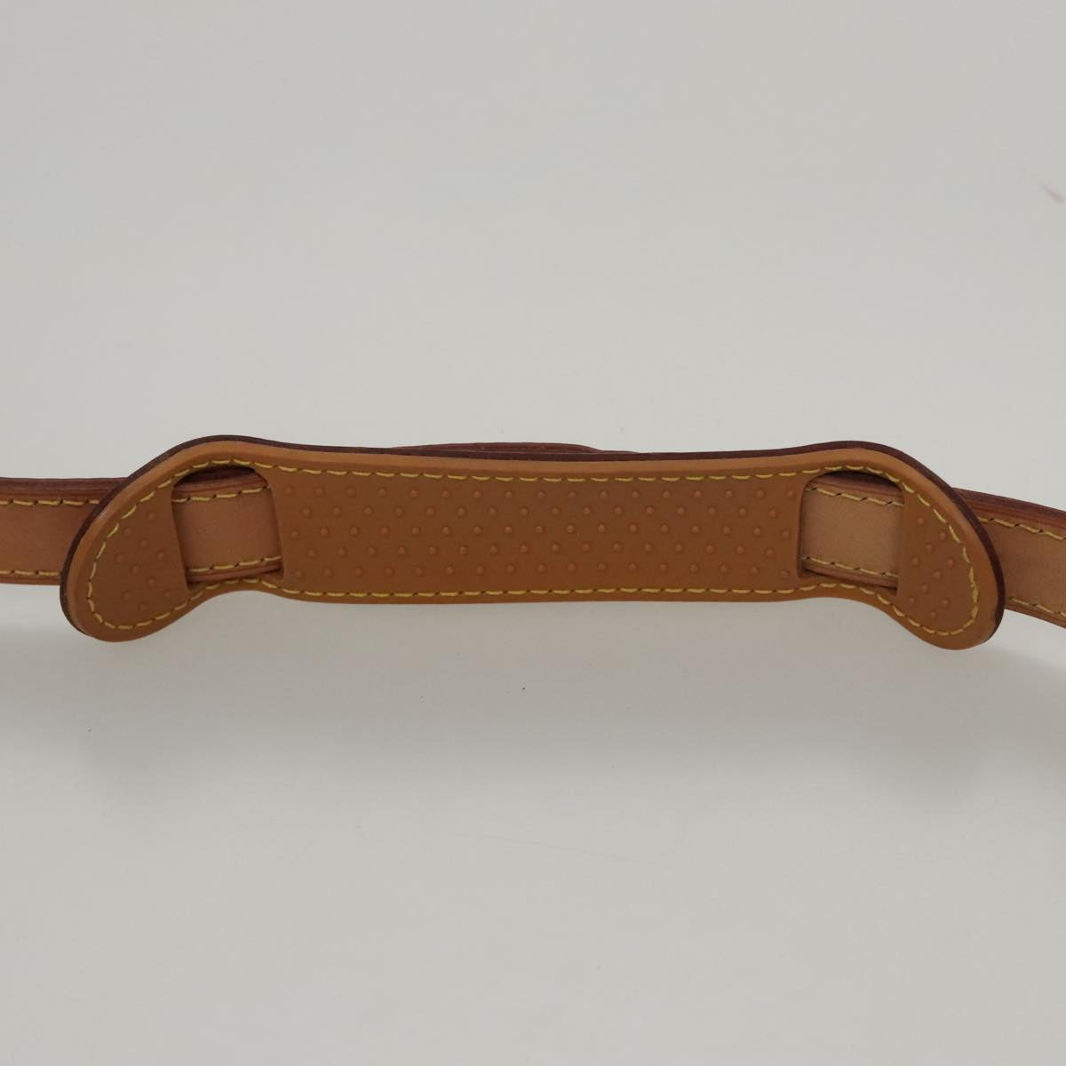 Louis Vuitton Shoulder Strap Beige Leather Bag Jewelry